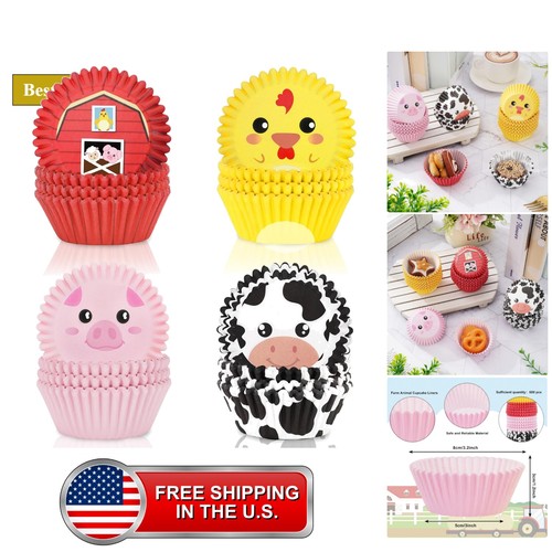 600pcs farm animals cupcake - farm,